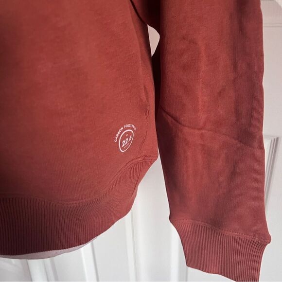 Allbirds R&R Cotton Blend Hoodie Sweatshirt in Terracotta Medium - Picture 6 of 11